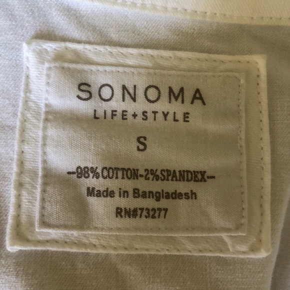 Sonoma White Jean Jacket - Picture 3 of 3